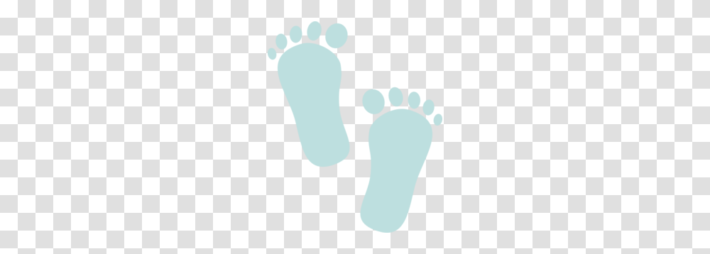 Light Aqua Foot Prints Clip Art, Footprint Transparent Png