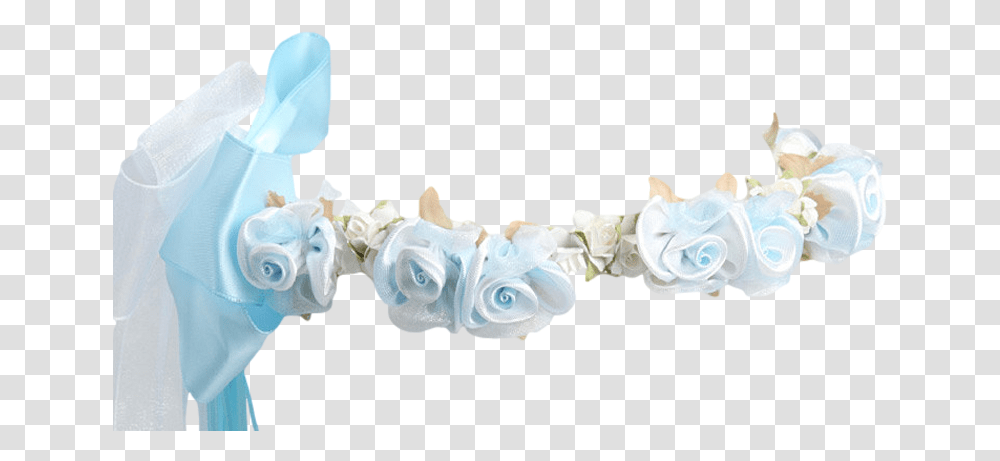 Light Blue And White Flower Crown, Accessories, Accessory, Hat Transparent Png
