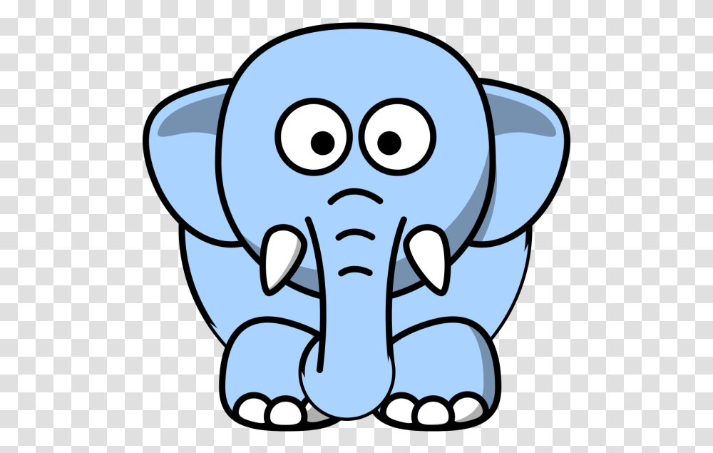 Light Blue Elephant Svg Clip Art Cartoon Light Blue Elephant, Wildlife, Mammal Transparent Png