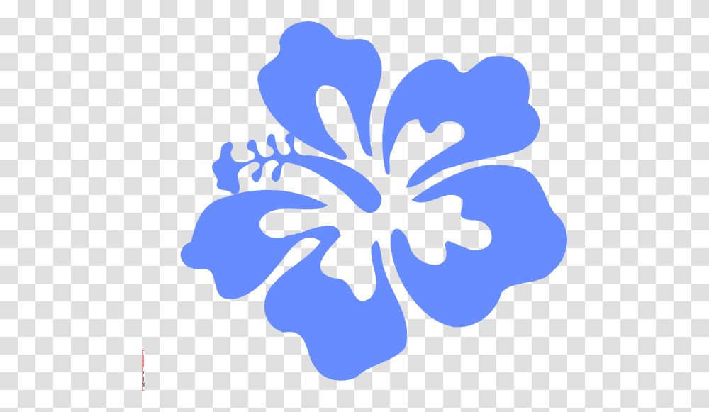 Light Blue Hibiscus Flower Clip Art At Clker Hawaiian Flower Svg Free, Plant, Blossom, Anther Transparent Png