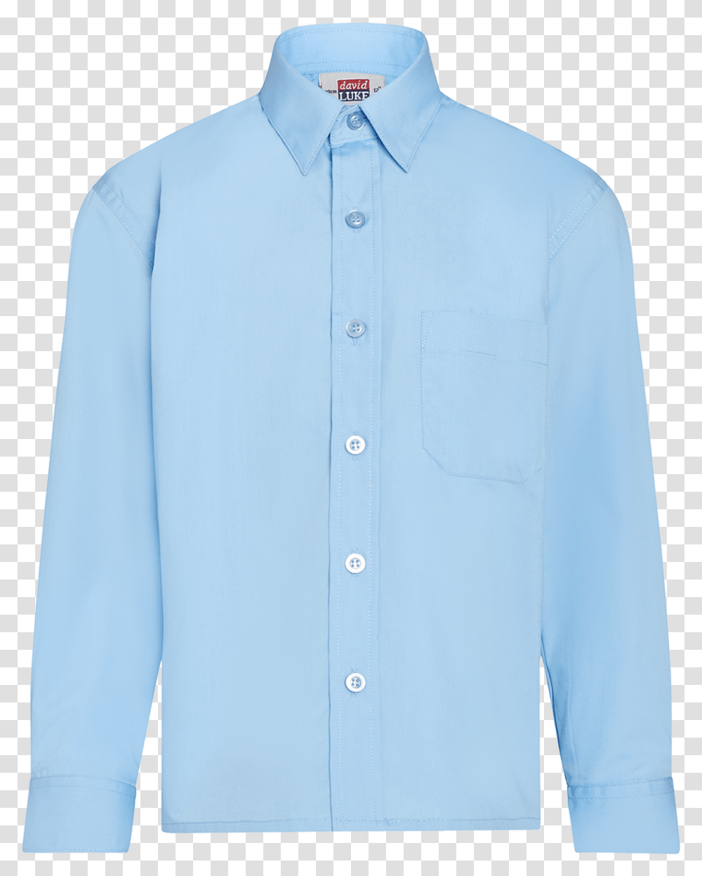 Light Blue School Shirt Ls Superstitch 86 Blue School Shirt, Clothing, Apparel, Dress Shirt, Long Sleeve Transparent Png
