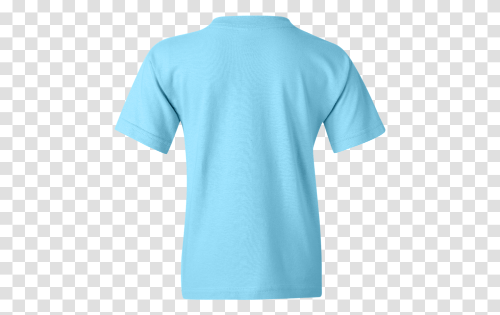 Light Blue Shirt Back, Apparel, T-Shirt, Sleeve Transparent Png
