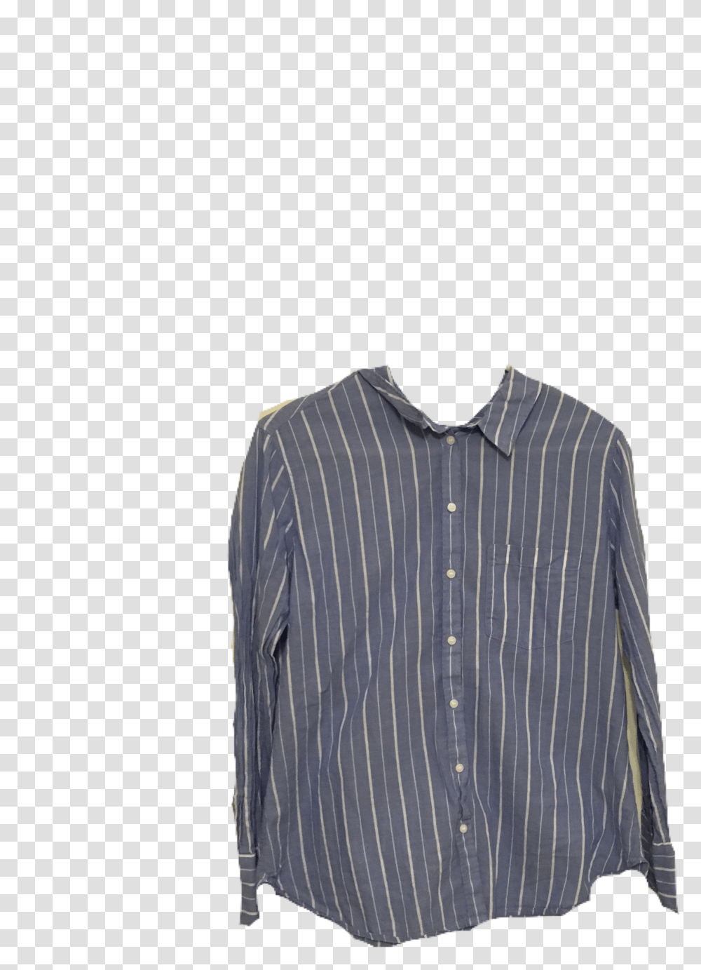 Light Blue Stripe Button Shirt Fashion Stripes Tops Cardigan, Clothing, Apparel, Sleeve, Long Sleeve Transparent Png