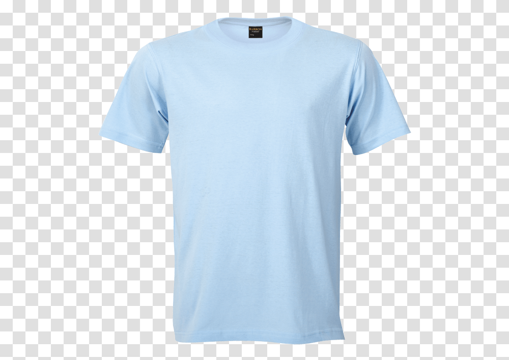 Light Blue T Shirt Template, Apparel, T-Shirt, Sleeve Transparent Png