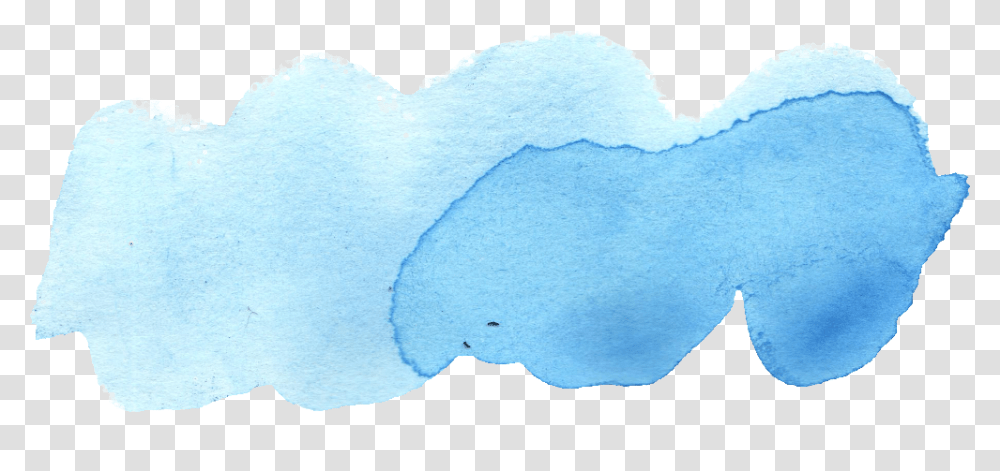 Light Blue Watercolor Brushstroke, Stain, Rock, Outdoors, Nature Transparent Png