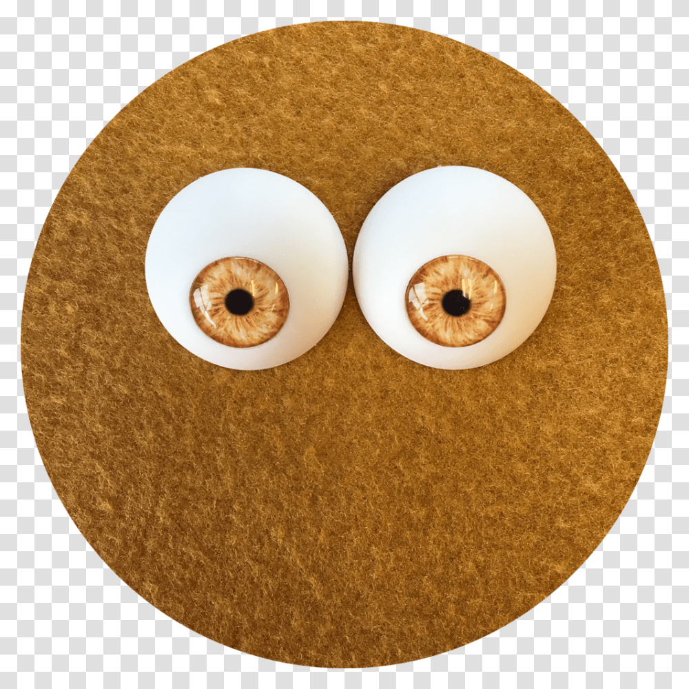 Light Brown Cabochon Puppet Eyes 44mm Puppet Eyes Brown, Rug, Plant, Outdoors, Food Transparent Png
