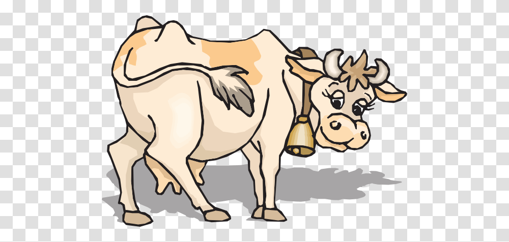 Light Brown Cow Clip Art, Cattle, Mammal, Animal, Bull Transparent Png