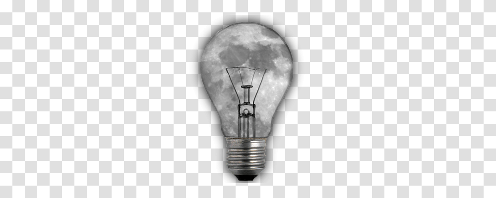 Light Bulb Technology, Moon, Outer Space, Night Transparent Png