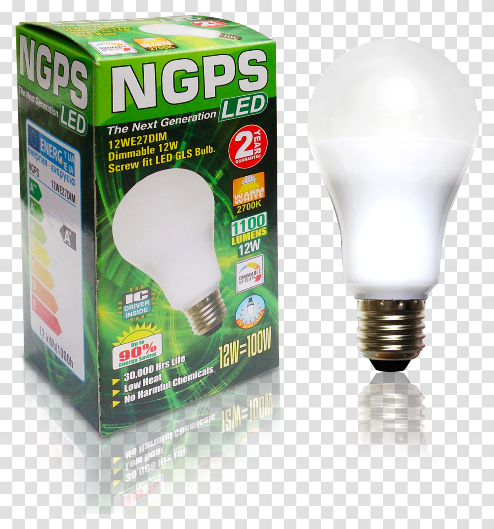 Light Bulb Box Download, Lightbulb, LED Transparent Png