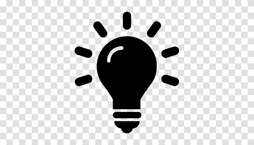 Light Bulb Bulb Light Idea Icon With And Vector Format, Gray, World Of Warcraft Transparent Png