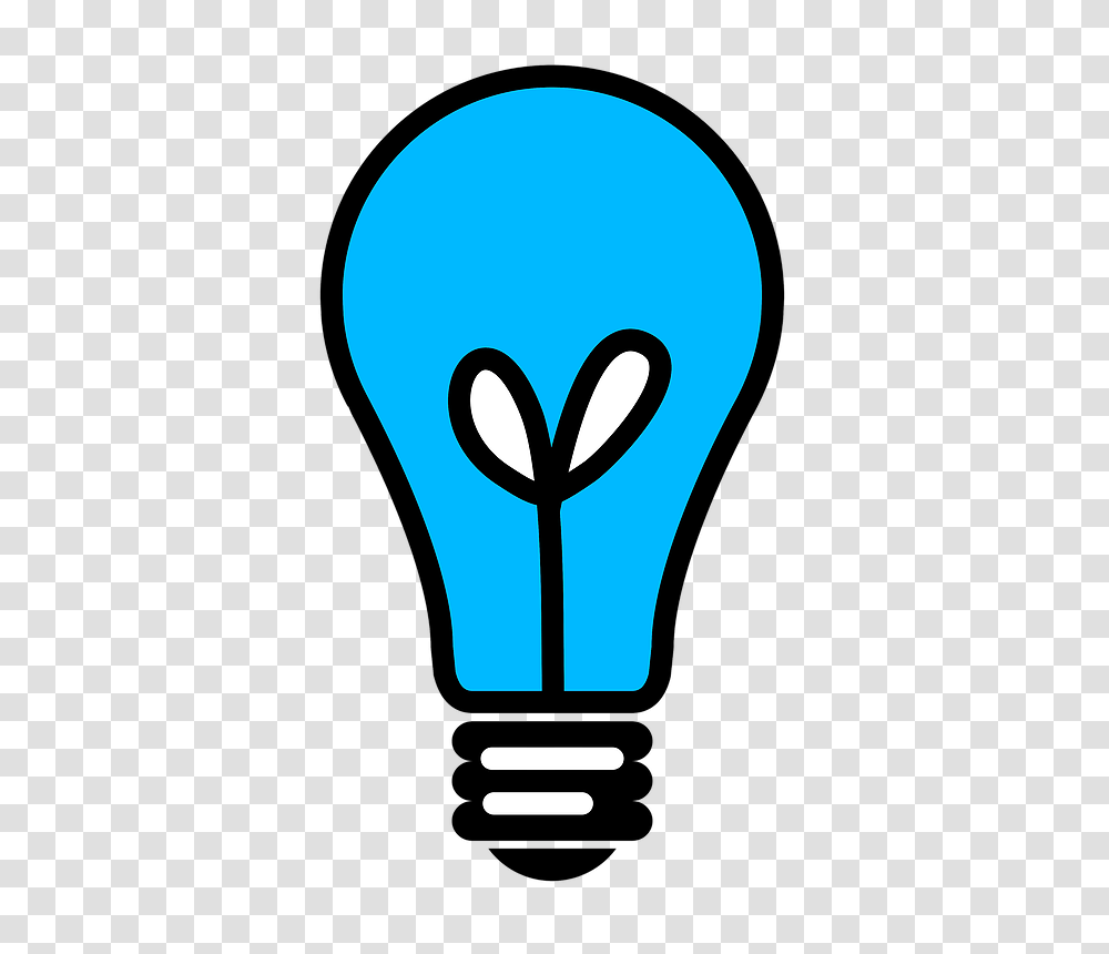 Light Bulb Clipart Blue, Lightbulb, Lighting Transparent Png