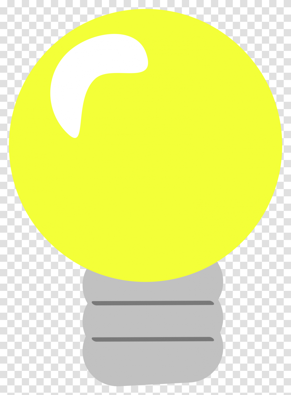 Light Bulb Clipart Circle, Tennis Ball, Sport, Sports, Lighting Transparent Png