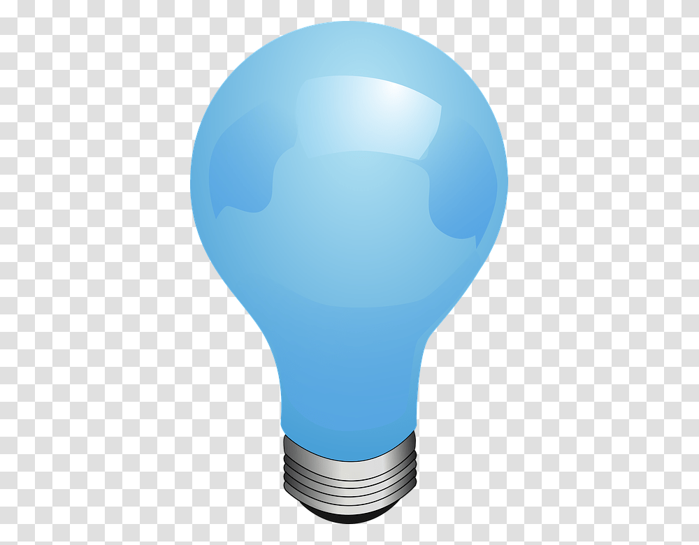 Light Bulb Clipart Electricity Light Blue Light Bulb, Lightbulb, Balloon Transparent Png