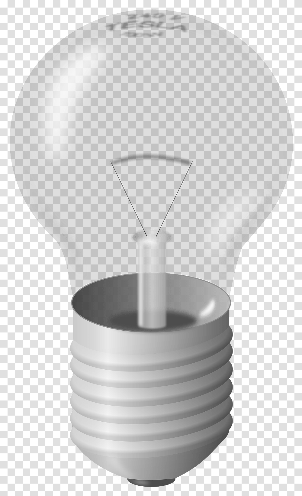 Light Bulb Clipart Free Download Creazilla Unlit Light Bulb Clipart, Lightbulb, Lamp Transparent Png