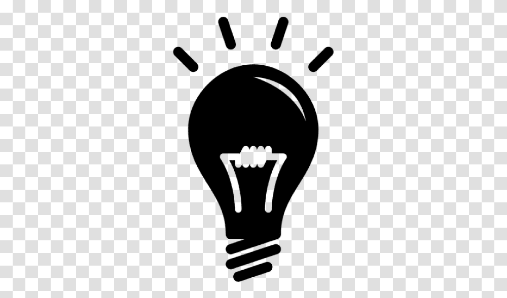Light Bulb Icon Black, Gray, World Of Warcraft Transparent Png
