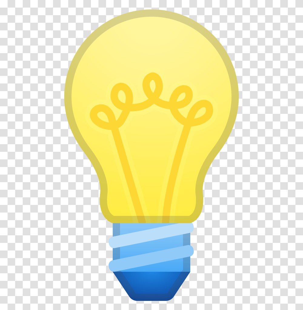 Light Bulb Icon Lightbulb Emoji Black Background Transparent Png