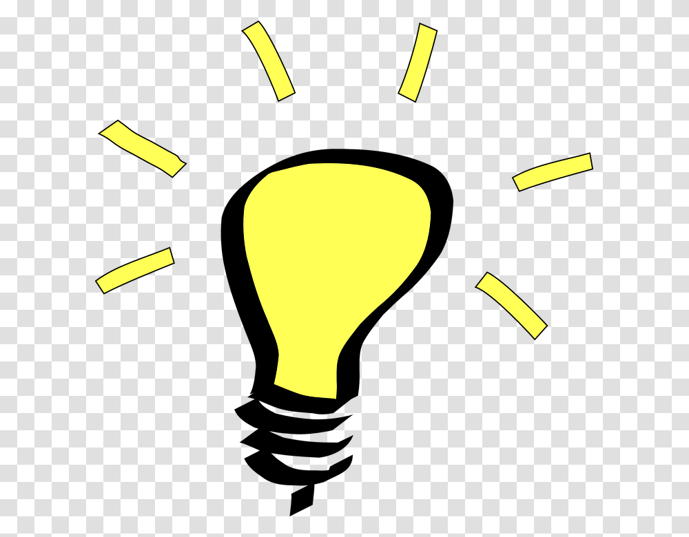 Light Bulb Idea Cartoons, Lightbulb, Hand Transparent Png