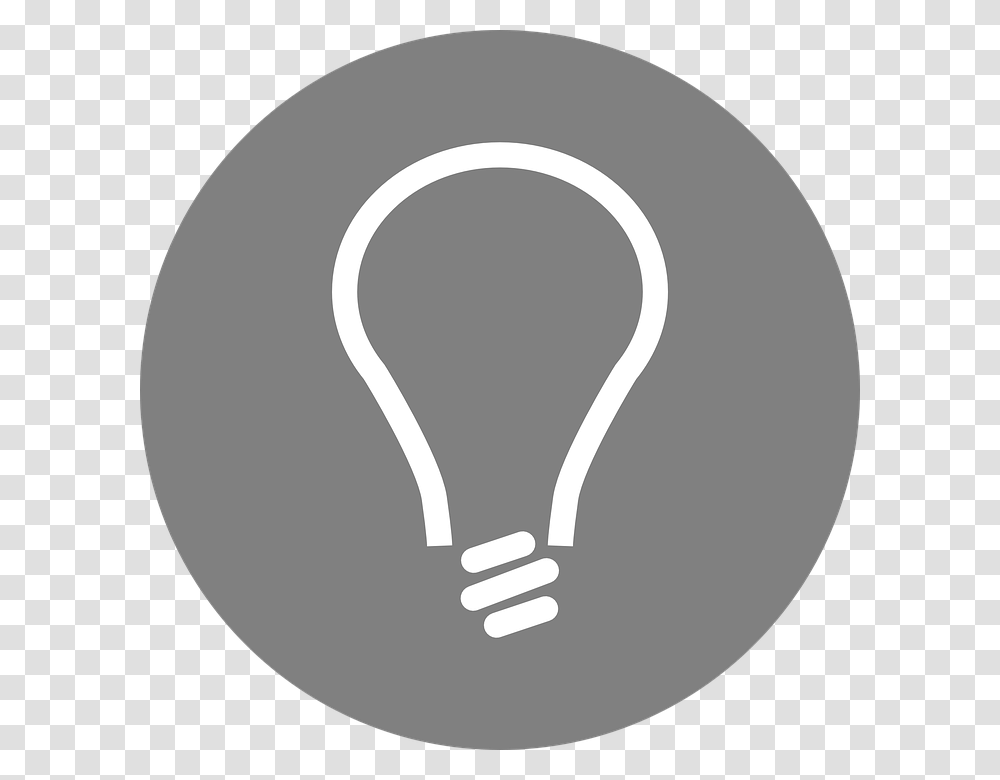 Light Bulb Idea Electric Bulb Electricity Energy Grey Light Bulb Icon, Lightbulb Transparent Png