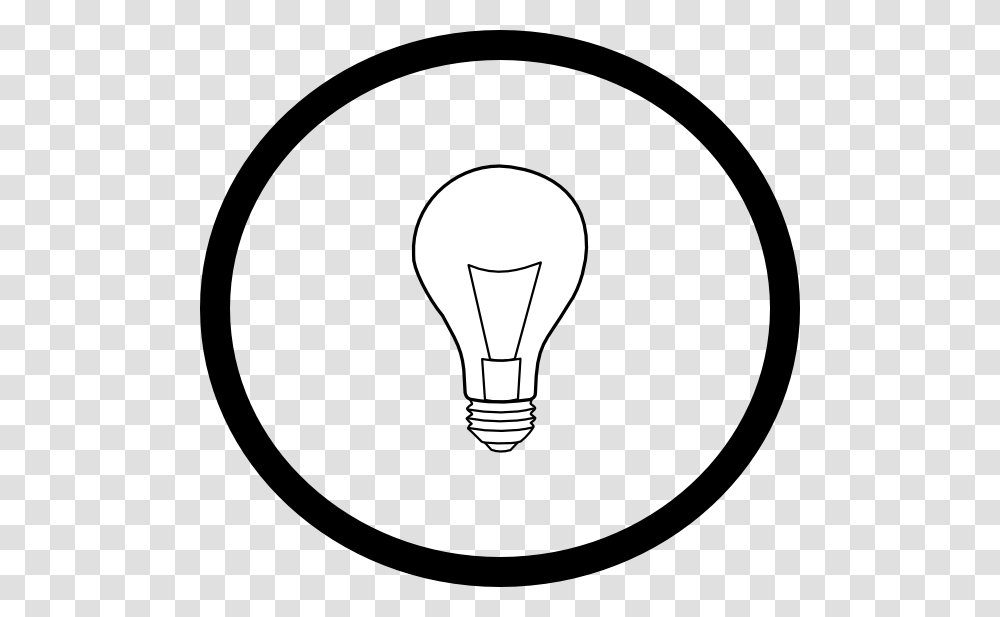 Light Bulb In Circle Clip Arts For Web, Lightbulb, Lamp Transparent Png