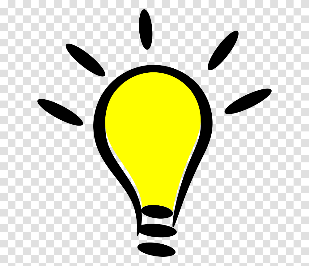 Light Bulb Lit, Lightbulb, Balloon Transparent Png