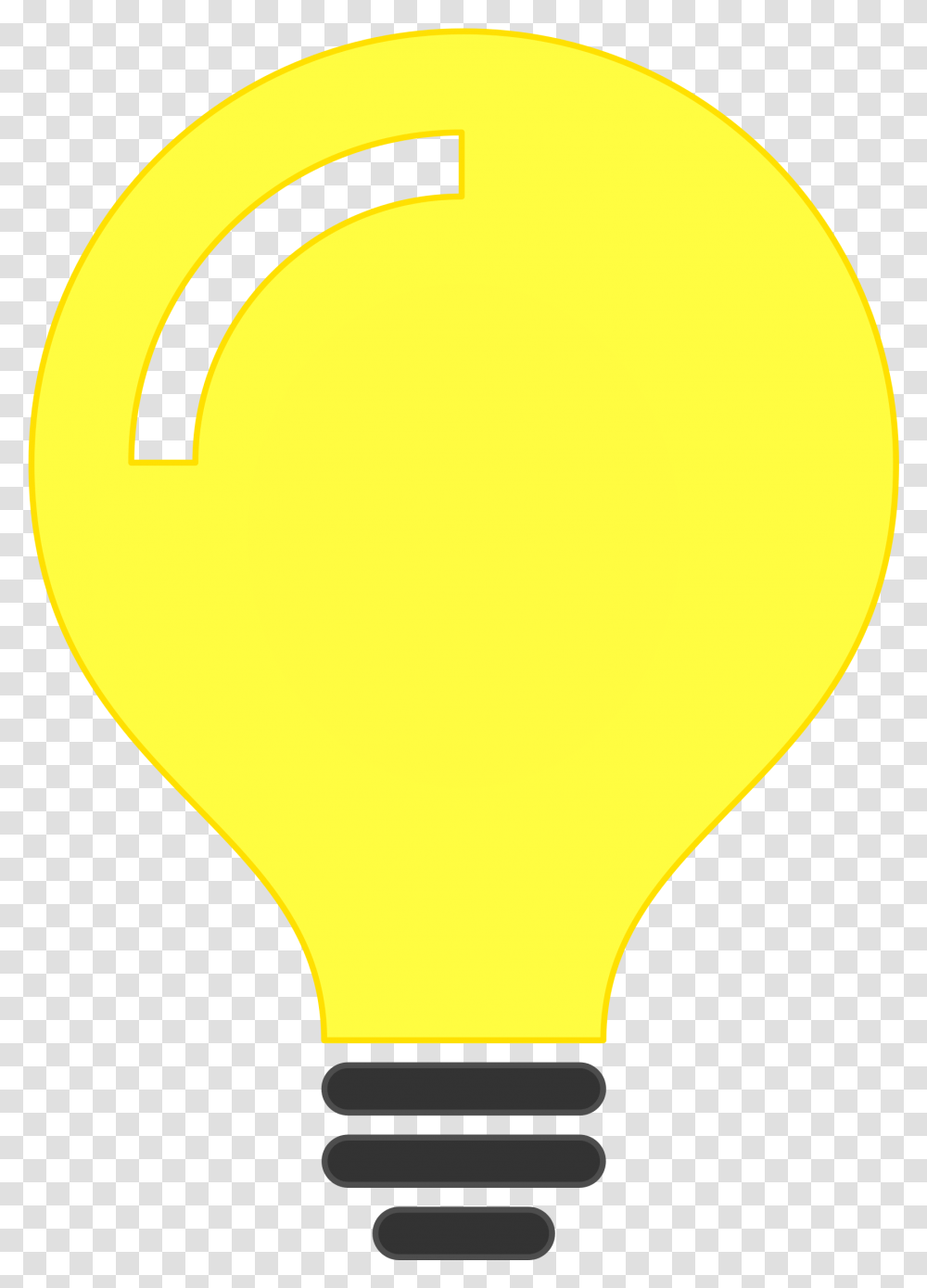 Light Bulb Minimalist, Lightbulb, Tennis Ball, Sport, Sports Transparent Png