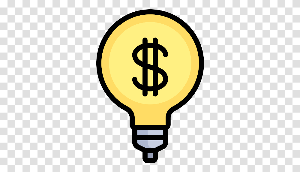 Light Bulb Money Icon 2 Repo Free Icons Black Dollar Sign Vector, Lightbulb Transparent Png