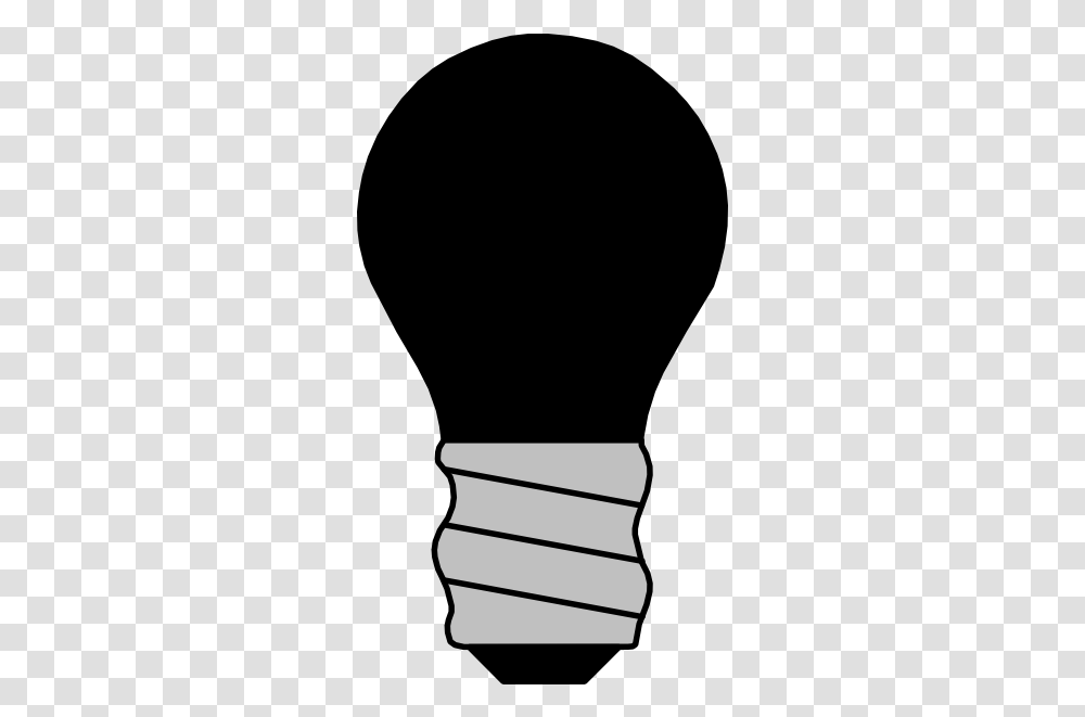 Light Bulb Off Black Clip Art Clip Art Light Bulb Off, Silhouette, Text, Furniture, Leisure Activities Transparent Png