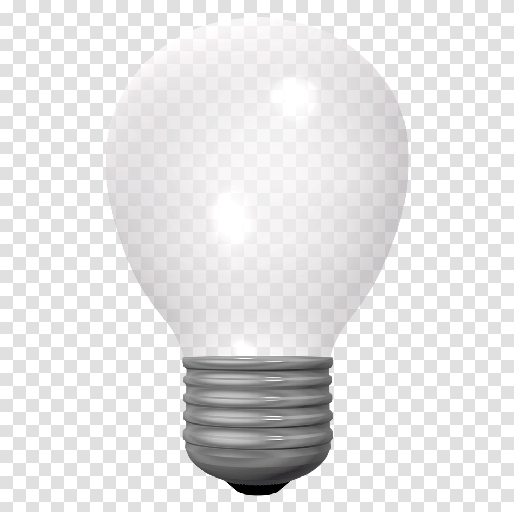 Light Bulb Shine Light White Bulb Lamp 3d Incandescent Light Bulb, Lightbulb, Balloon Transparent Png
