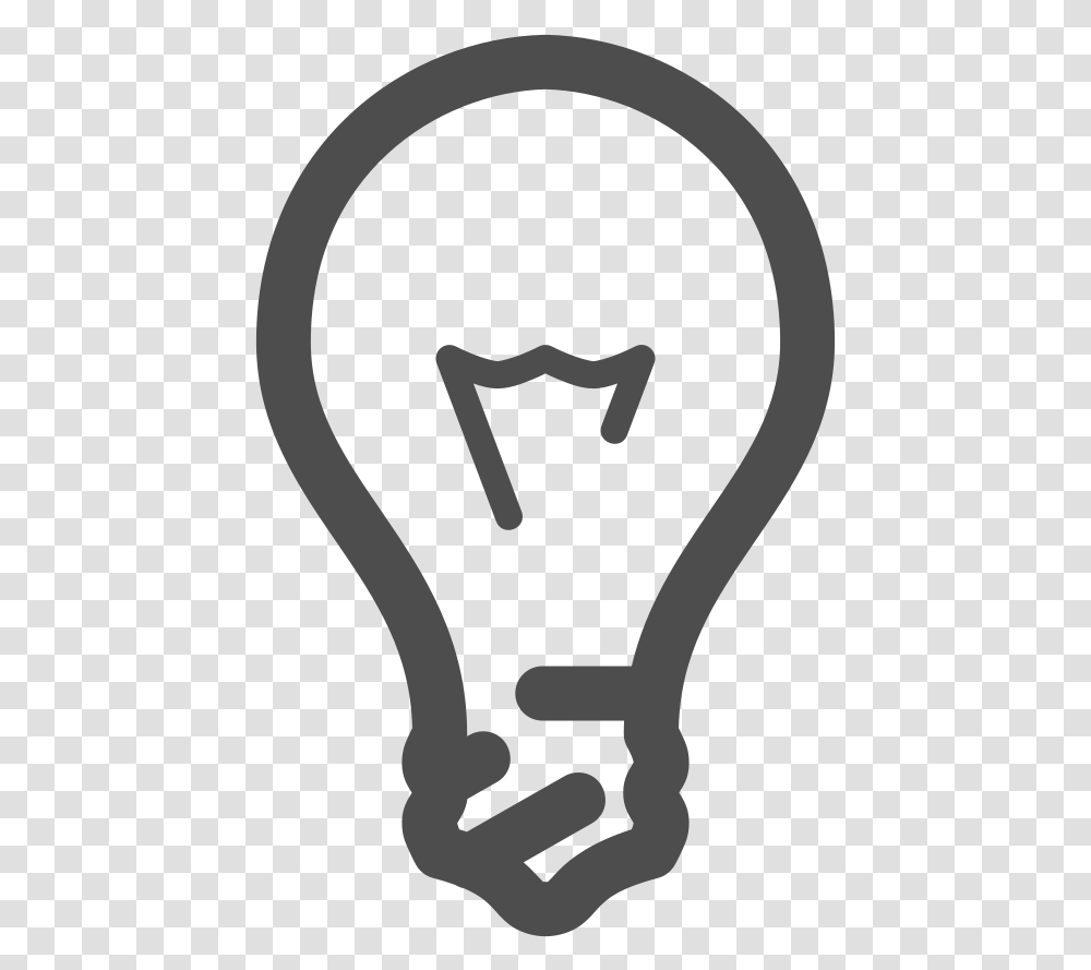 Light Bulb, Stencil, Lightbulb, Silhouette Transparent Png