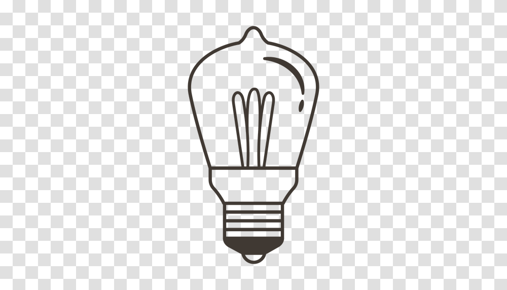 Light Bulb Stroke Icon, Lightbulb Transparent Png