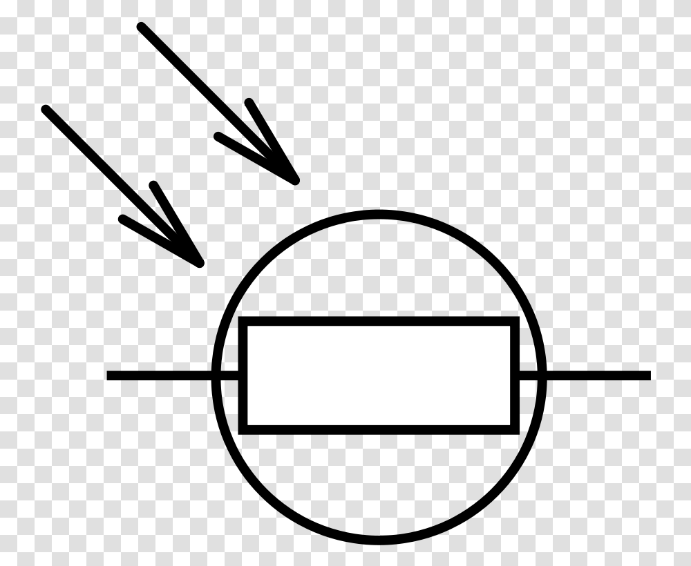 Light Dependent Resistor Symbol Clipart Download Light Dependant Resistor Symbol, Logo, Trademark, Label Transparent Png