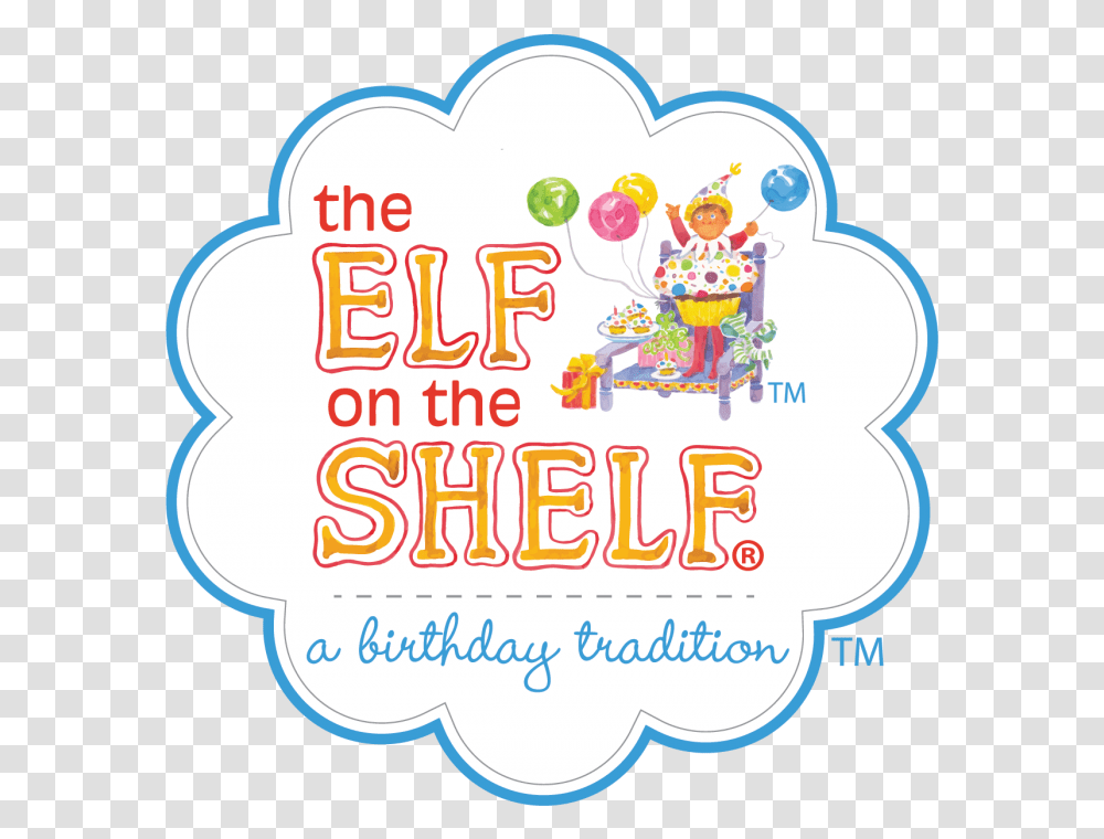 Light Girl Book Elf On The Shelf, Label, Text, Birthday Cake, Food Transparent Png