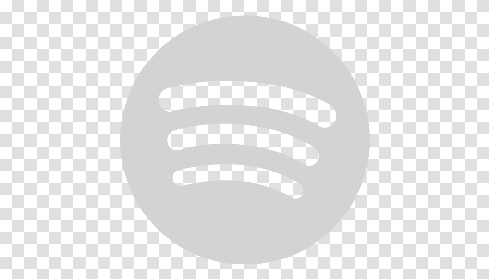 Light Gray Spotify Icon Spotify White Logo, Tape, Symbol, Trademark, Stencil Transparent Png