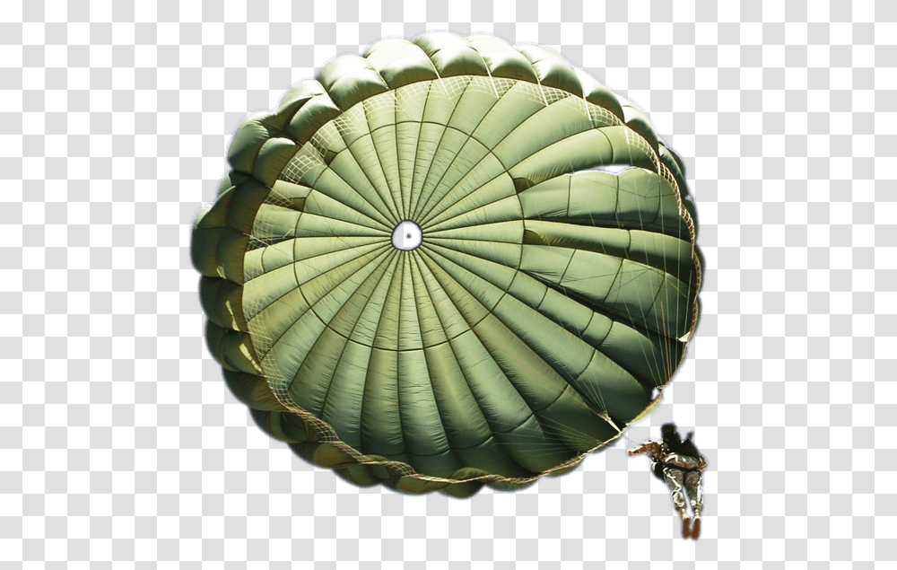 Light Green Parachute Military Parachute, Transportation, Vehicle, Aircraft Transparent Png