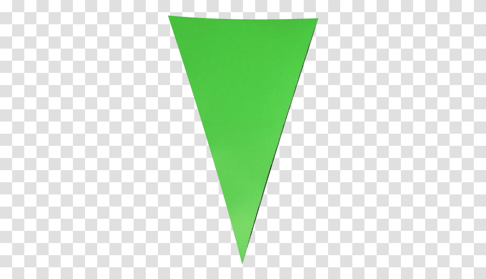 Light Green Pvc Bunting Vertical, Cone, Triangle Transparent Png