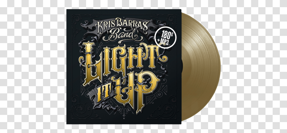 Light It Up 180g Gold Lp Kris Barras Band Light It Up, Dvd, Disk, Alphabet Transparent Png