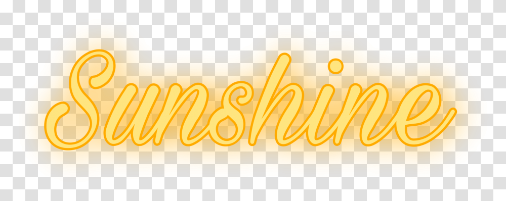 Light Neon Sunshine Text Sun Sentence Word Lights Calligraphy, Label, Number, Fish Transparent Png