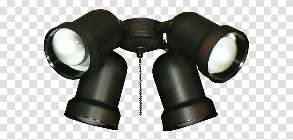 Light Outdoor Ceiling Fan Spotlight Kit 463 Dan's Fan Ceiling Fan Spotlight Kit, Binoculars Transparent Png