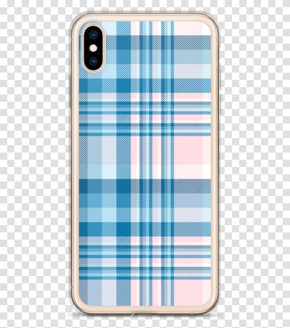 Light Pink And Blue Plaid Iphone Case Light Pink And Blue, Electronics, Mobile Phone, Cell Phone, Rug Transparent Png