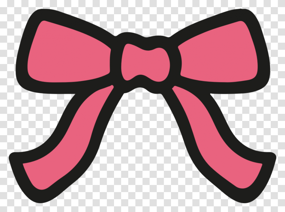 Light Pink Bow Clipart Cute Bow Ribbon Drawing, Tie, Accessories, Accessory, Sunglasses Transparent Png
