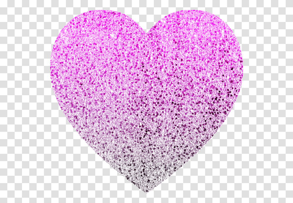 Light Pink Heart 6 Image Pink Glitter Heart, Rug, Purple Transparent Png