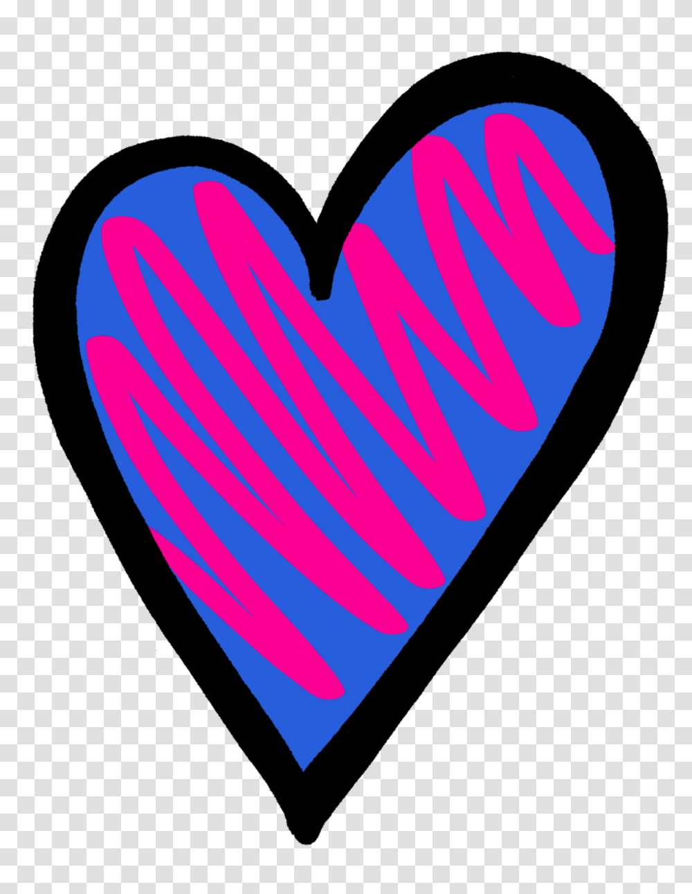 Light Pink Heart Corazon Azul Dibujo, Plectrum Transparent Png