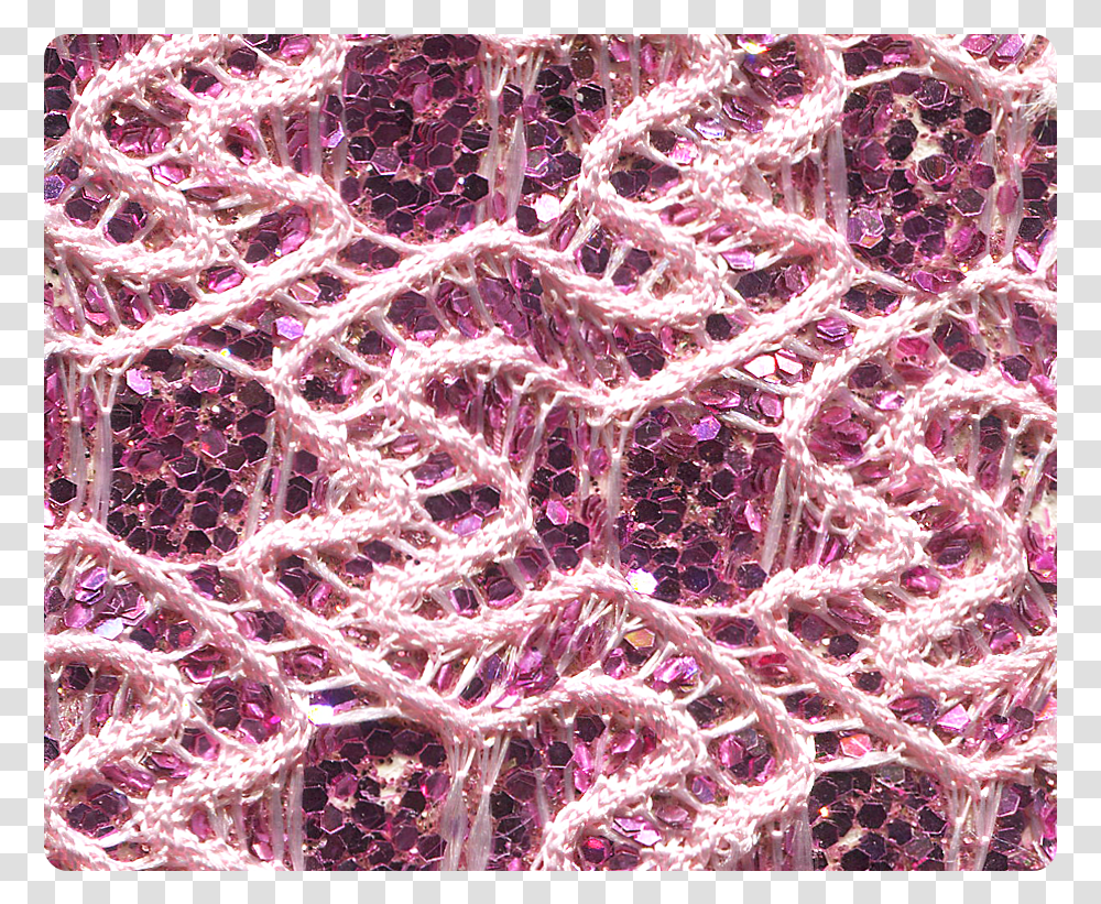 Light Pink Knitted Sparkle Stiletto Motif, Purple, Pattern, Fractal, Ornament Transparent Png