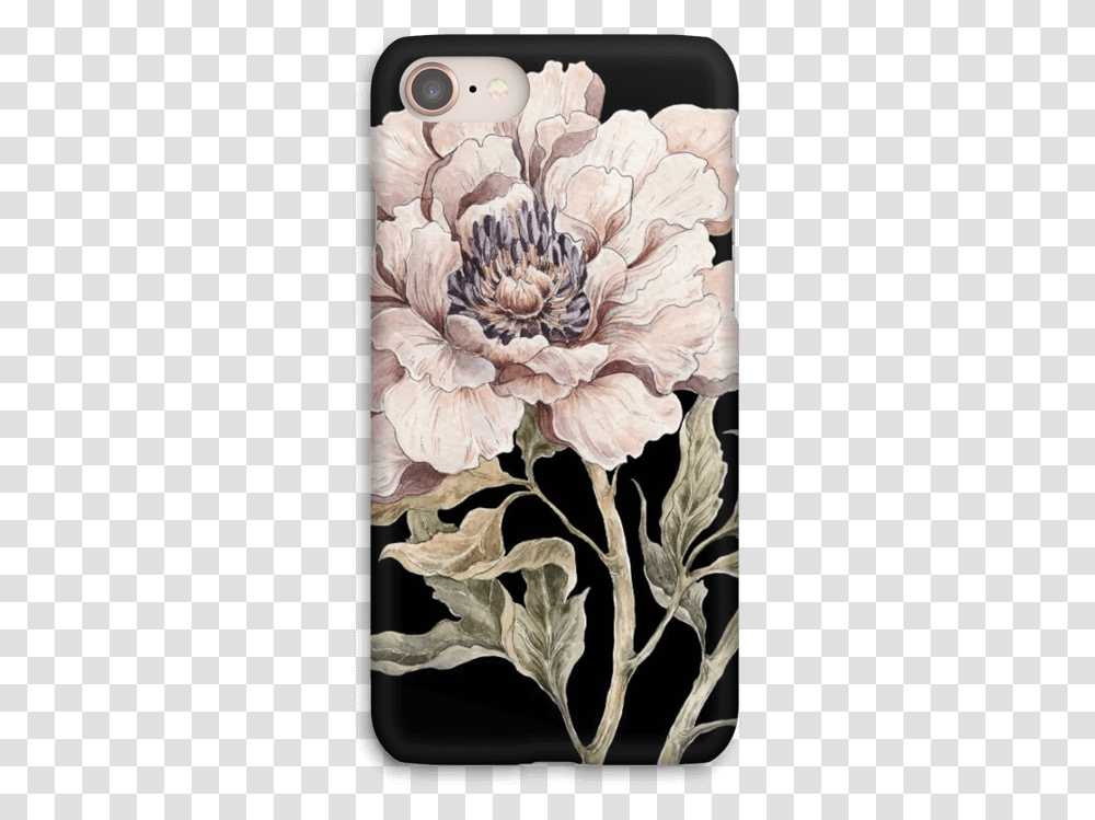 Light Pink Peony Case Iphone Design For Phone Case, Floral Design, Pattern Transparent Png