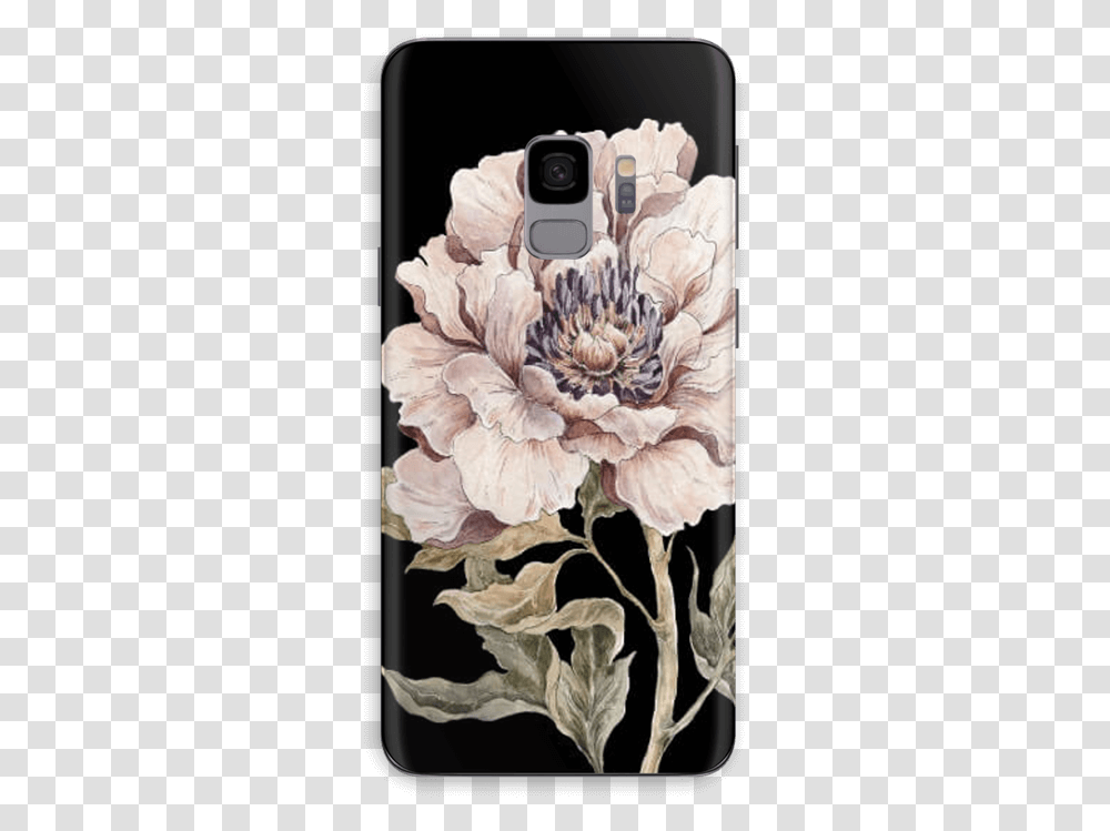 Light Pink Peony Skin Galaxy S9 Peony, Plant, Flower, Blossom Transparent Png