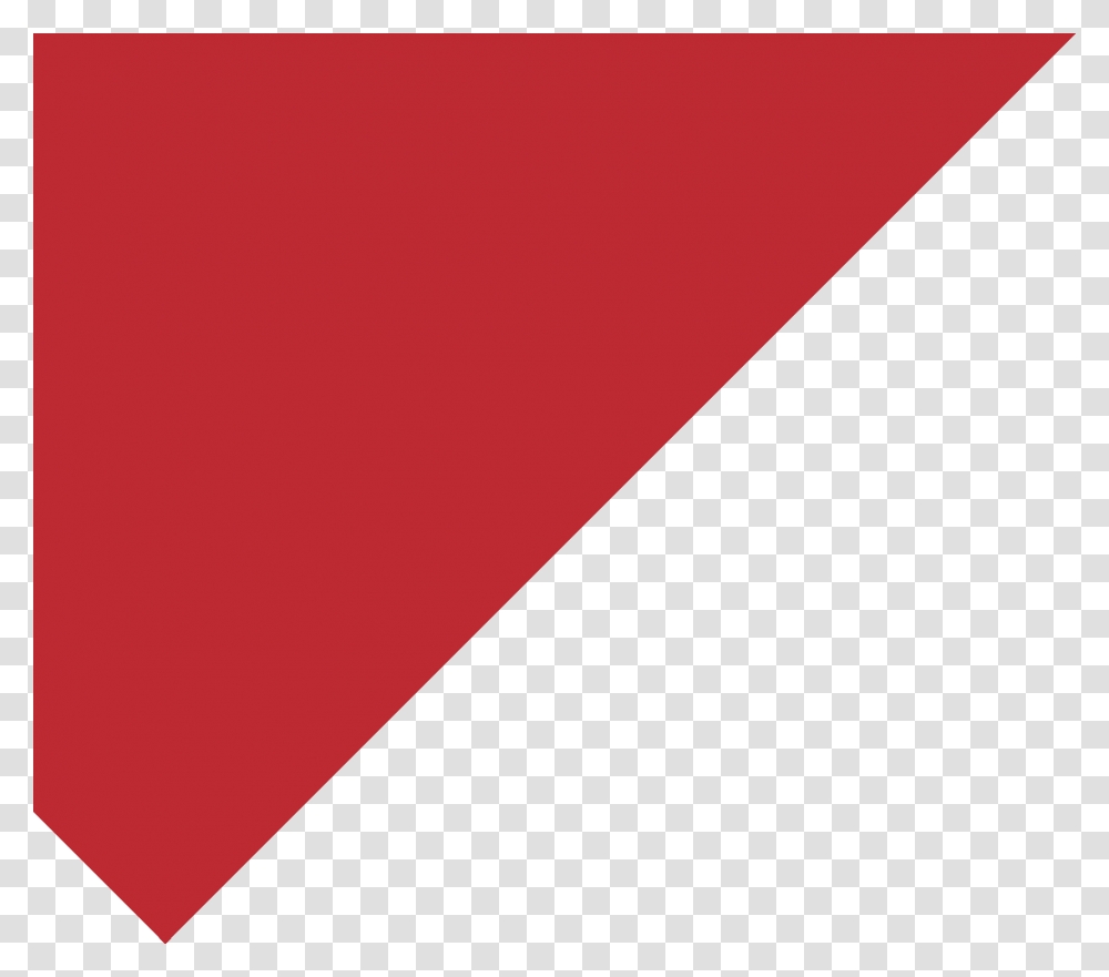 Light Red Right Triangle, Label Transparent Png