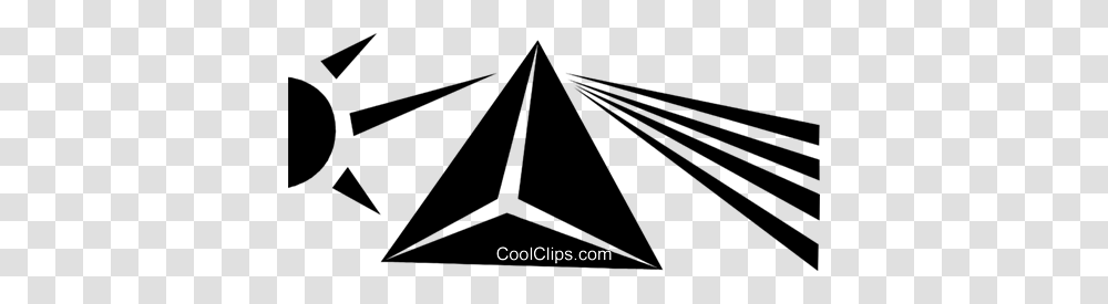 Light Spectrum Prism Royalty Free Vector Clip Art Illustration, Triangle, Utility Pole, Star Symbol Transparent Png