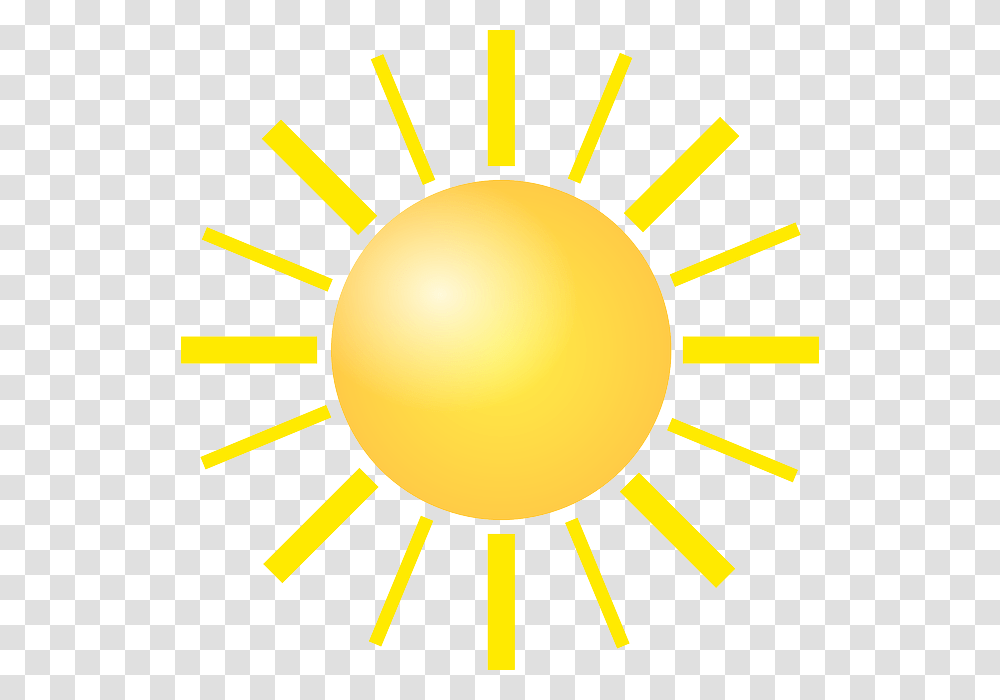Light Sun Bright Shine Yellow Light Sun With A Black Background, Sky, Outdoors, Nature, Sunlight Transparent Png