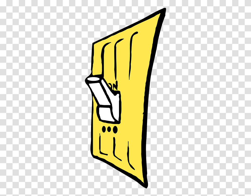 Light Switch Yellow Free Vector Graphic On Pixabay Light Switch Clip Art, Clothing, Apparel, Hand, Glove Transparent Png