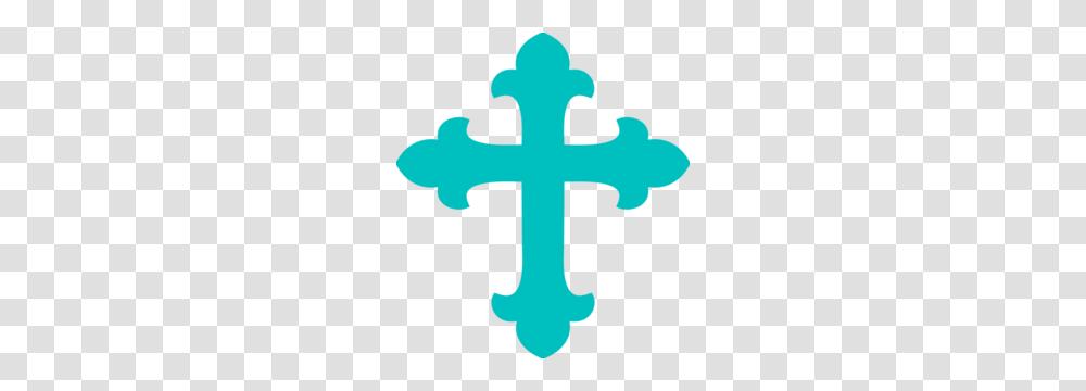 Light Teal Cross Clip Art, Emblem, Stencil, Jigsaw Puzzle Transparent Png